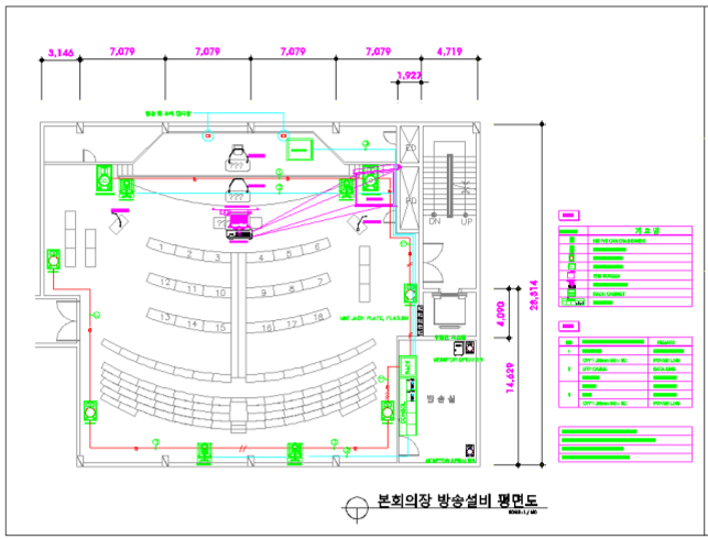 의회 회의장 실시간 중계